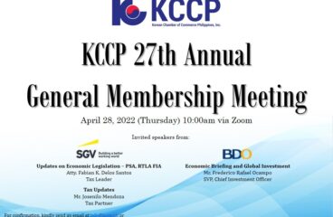 KCCP 27th Annual General Membership Meeting