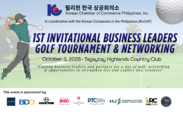 [Upcoming Event] KCCP 1st Invitational Golf Tournament & Networking